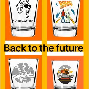 80’s MOVIES Shot Glass Sets of 4, CHOOSE